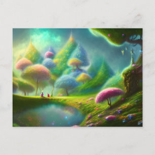 Fairytale Landscape Postcard