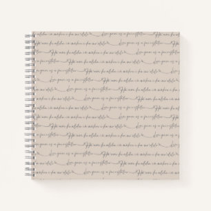 Fairytale Love Sea, Hawaiian Wedding Notebook