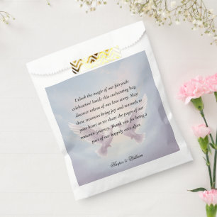 Fairytale lovebirds wedding favour bag