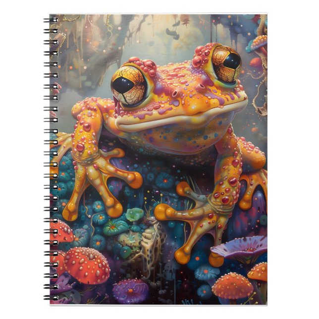 Fairytale magic frog notebook (Front)