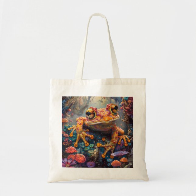 Fairytale magic frog tote bag (Front)