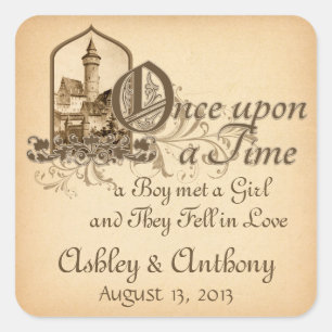 Fairytale Mediaeval Castle Once Upon Wedding Seal