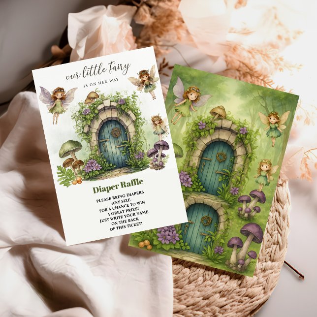 fairytale mushroom forest baby shower girl invitation (Creator Uploaded)