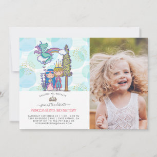 Fairytale Party Invitation   Prince & Princess