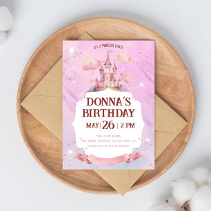 Fairytale Princess Birthday Party Invitation