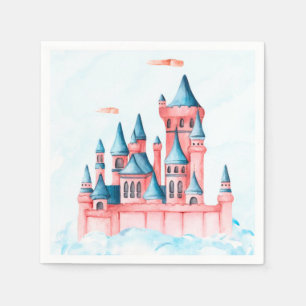 Fairytale Princess Castle Birthday Party Napkin