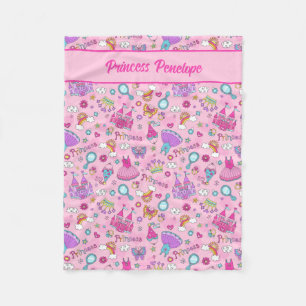 Fairytale Princess Fleece Blanket