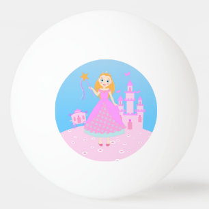 Fairytale Princess in Pink  Birthaday Party Ping Pong Ball