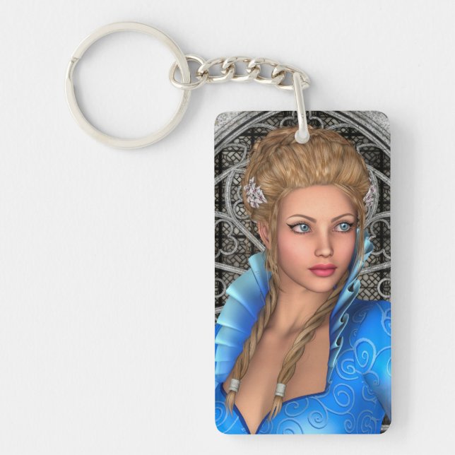 Fairytale Princess Key Ring (Front)