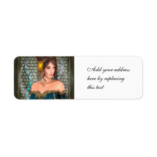 Fairytale Princess Return Address Label
