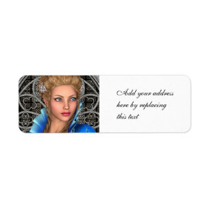 Fairytale Princess Return Address Label