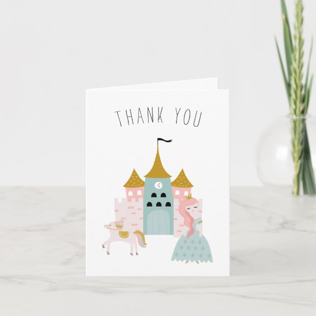 Fairytale Princess | Thank You Card (Front)