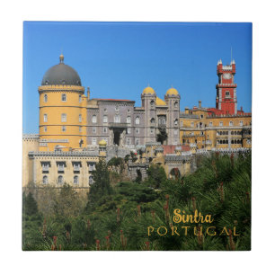 Fairytale Sintra Palace photo, in Portugal Ceramic Tile