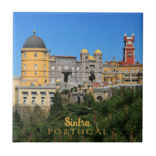 Fairytale Sintra Palace photo, in Portugal Ceramic Tile