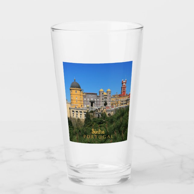 Fairytale Sintra Palace photo, in Portugal Glass (Front)