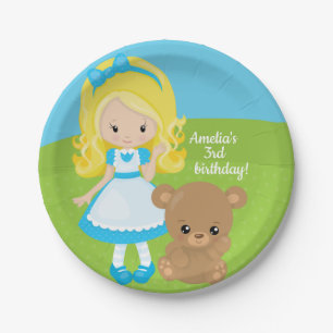 Fairytale Storytime Goldilocks and Three Bears Paper Plate
