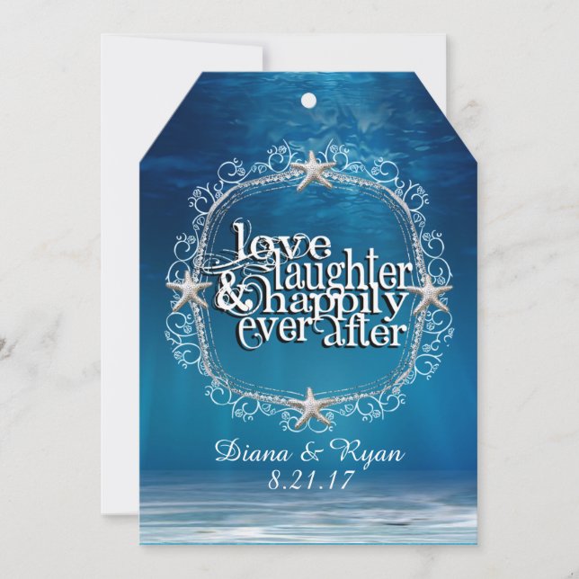 Fairytale Theme Thank You Tags Card (Front)