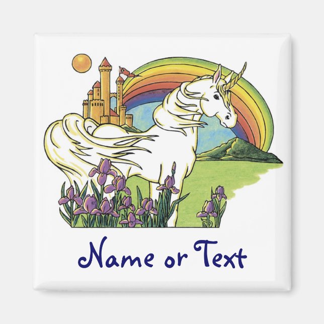Fairytale Unicorn Magnet (Front)
