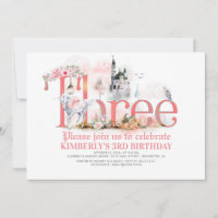 Fairytale Unicorn Princess Castle 3rd Birthday