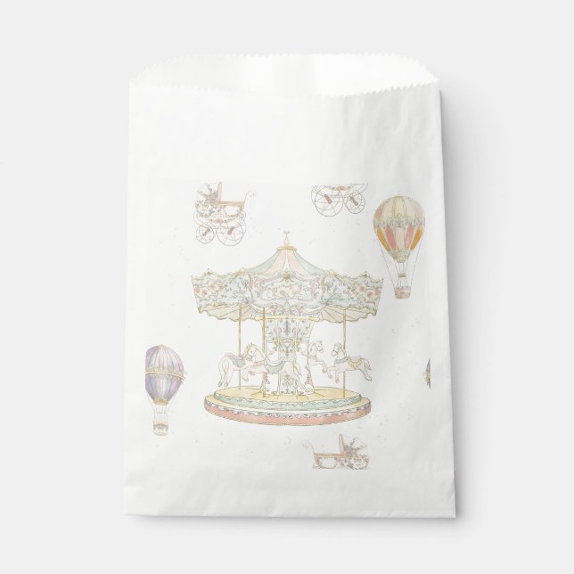 "Fairytale Vintage Amusement Park" Favour Bag (Front)