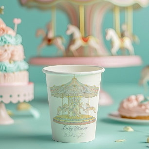 Fairytale Vintage Amusement Park Paper Cups