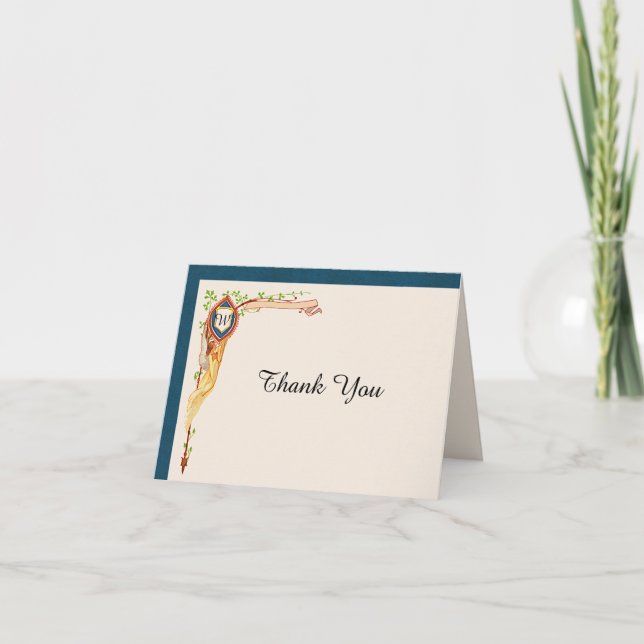 Fairytale Wedding Thank You Card (Front)