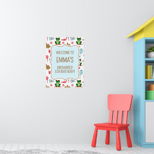 Fairytale Welcome Poster Sign