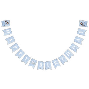 Fairytale Winter Snow Princess Birthday Bunting