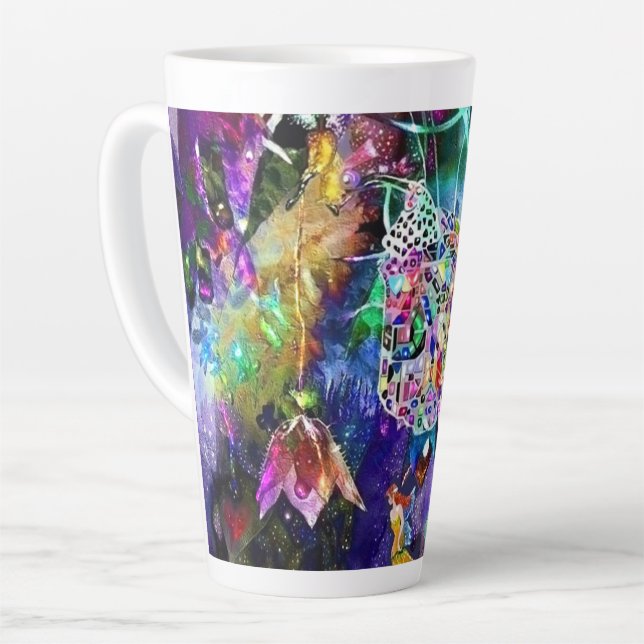 Fairytale World 2 Latte Mug (Left Angle)
