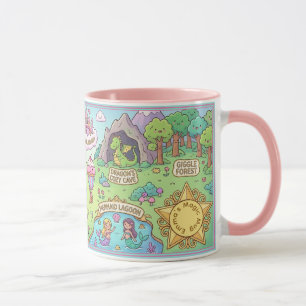 Fairytale World Map Magical Fantasy Kids Mug