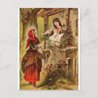 Fairytalesque. Sleeping Beauty and Cinderella Postcard