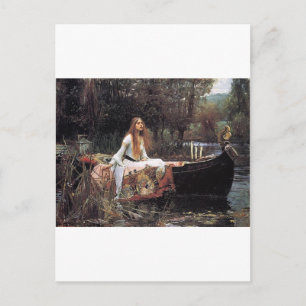 Fairytalesque. -"The Lady of Shalott" Postcard