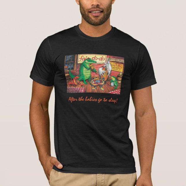 Fais Do Do Cajun Music T-shirt (Front)