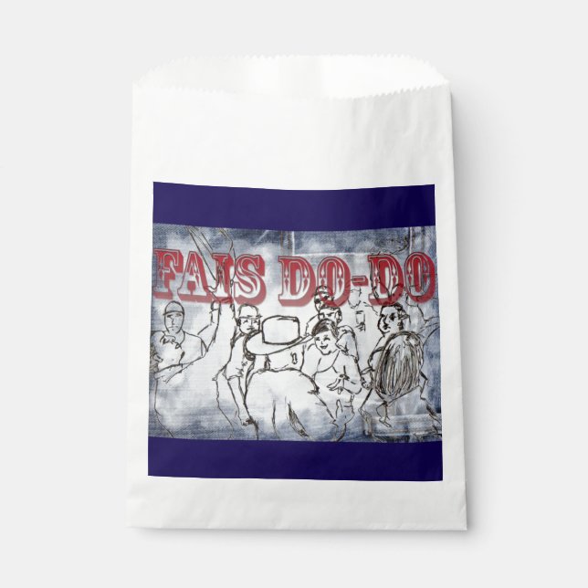 Fais Do-Do design  Favour Bag (Front)