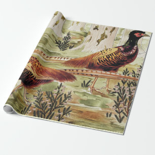 Faisans ordinaires by Maurice Pillard Verneuil Wrapping Paper
