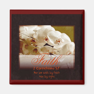 Faith 2 Corinthians 5:7 Magnet