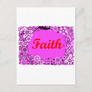 Faith 3 postcard