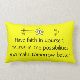 Faith and Belief Lumbar Cushion