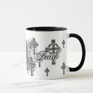 Faith and Crosses Religious Mug