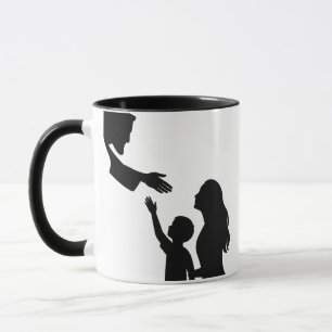 Faith and Family Mother Child Connecting to God Mug