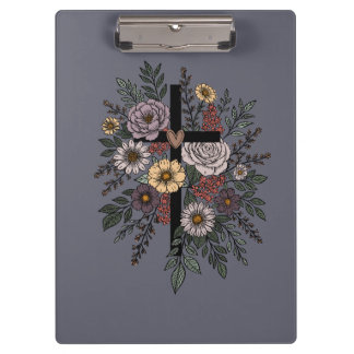 Faith and Flowers Clipboard