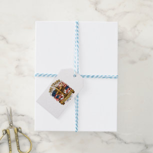 Faith and Freedom 250 Years Patriotic Cross Gift Tags