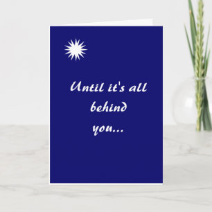 Faith and God are behind in sympathy Card