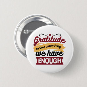 Faith and Gratitude Artwork – Uplifting Christian  6 Cm Round Badge