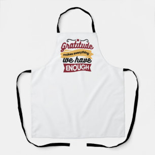 Faith and Gratitude Artwork – Uplifting Christian  Apron