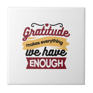 Faith and Gratitude Artwork – Uplifting Christian  Ceramic Tile