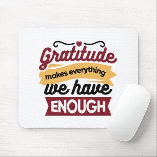 Faith and Gratitude Artwork – Uplifting Christian  Mouse Pad