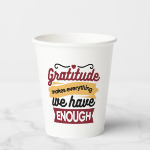 Faith and Gratitude Artwork – Uplifting Christian  Paper Cups