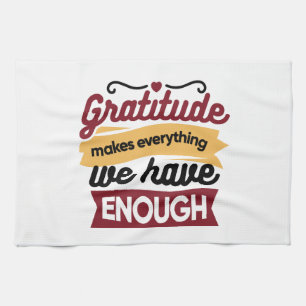 Faith and Gratitude Artwork – Uplifting Christian Tea Towel