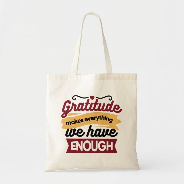 Faith and Gratitude Artwork – Uplifting Christian  Tote Bag (Front)